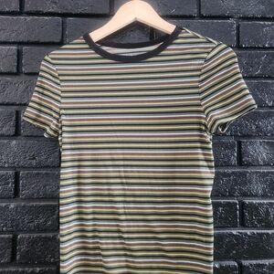 No Boundaries Multicolor Striped Tee